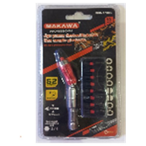JGO PUNTA DESTORNILLADOR CON ACOPLE GIRATORIO POR 10PCS MAKAWA