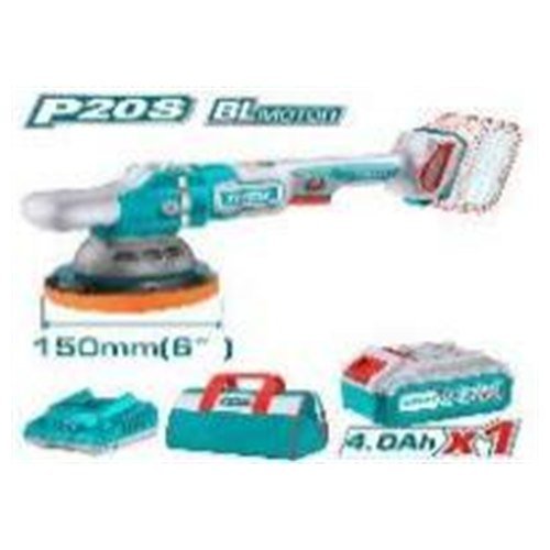 PULIDORA INALAMBRICO 6" 150MM 20V CON CARGADOR Y BATERIA TOTAL