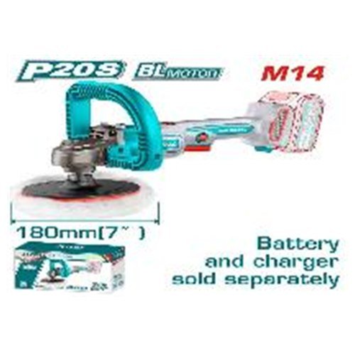 PULIDORA INALAMBRICO 7" 180MM LITIO-ION 20V TOTAL SIN BATERIA SIN CARGADOR