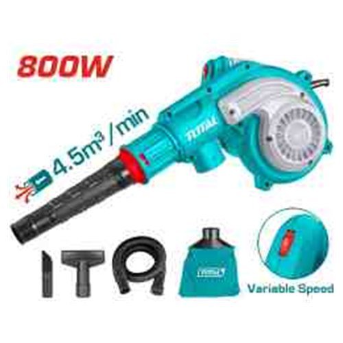 SOPLADOR Y ASPIRADOR 800W 4,5m3/m SUPER TOTAL