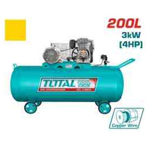 COMPRESOR DE AIRE 200LTS 4HP TOTAL