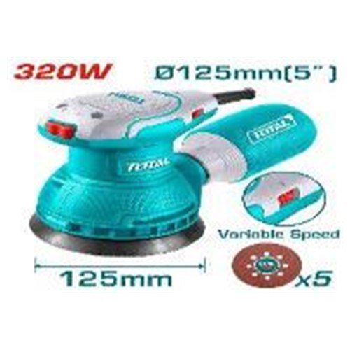 LIJADORA ORBITAL 320W 125MM TOTAL
