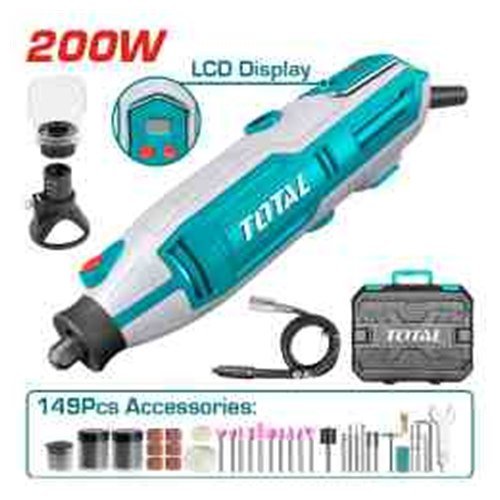 HERRAMIENTA MINI RECTIFICADORA200W TOTAL