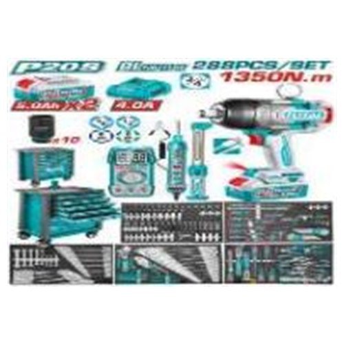 KIT LLAVE IMPACTO INALMB 1350NM CON HERRAMIENTAS POR 288PCS TOTAL