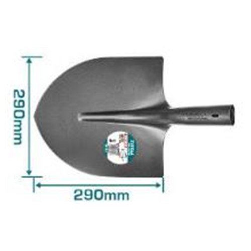 PALA PUNTA HUEVO  SIN MANGO 290MM TOTAL