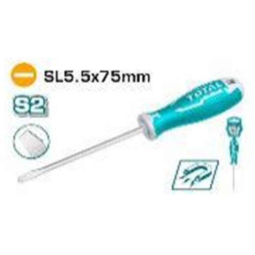 DESTORNILLADOR PALETA SL5.5X75MM TOTAL