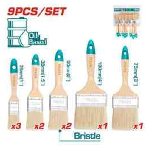 JGO DE BROCHAS POR 9PCS TOTAL
