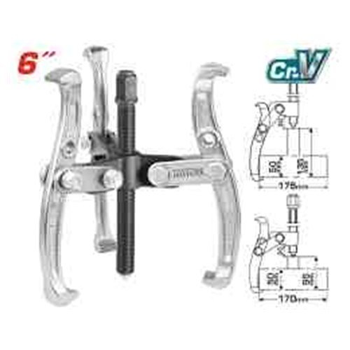 EXTRACTOR DE RODAMIENTO 6" DE 3 PATAS TOTAL