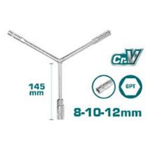LLAVE TIPO "Y" 8-10-12MM TOTAL