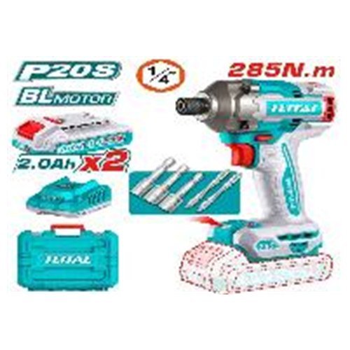 ATORNILLADOR DE IMPACTO 20V 285NM TOTAL