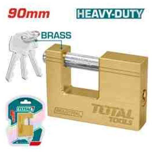 CANDADO JUMBO DE BRONCE 90MM TOTAL