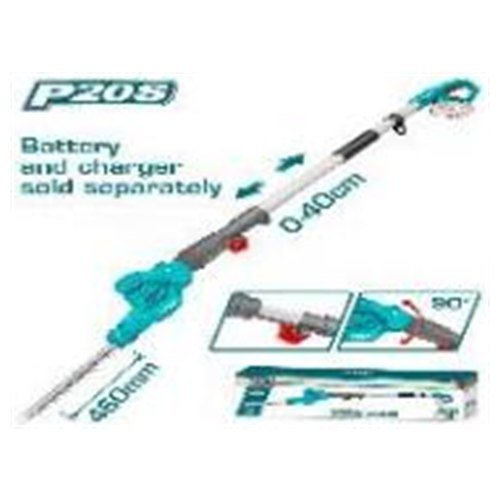CORTASETO EXTENSIBLE INALAMBRICO 20V TOTAL SIN BATERIA SIN CARGADOR