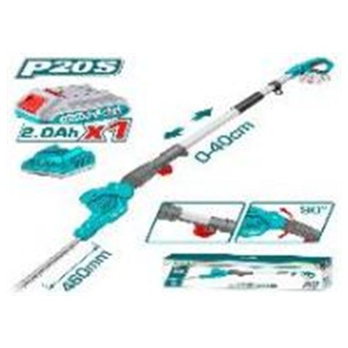 CORTACETO EXTENDIBLE INALAMBRICO 20V TOTAL