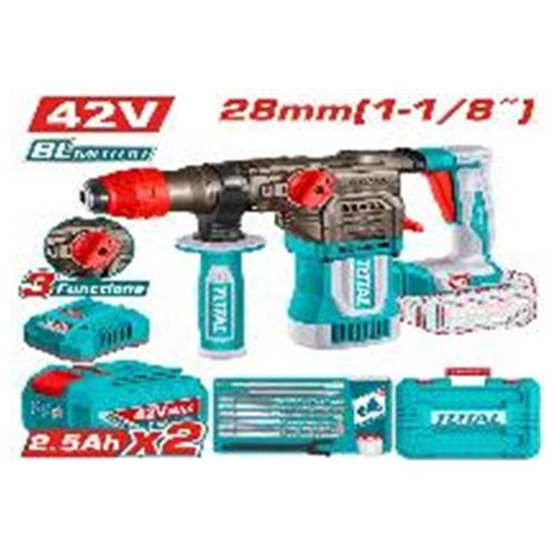 ROTOMARTILLO INALAMBRICO 42V 4.5J SDS PLUS TOTAL
